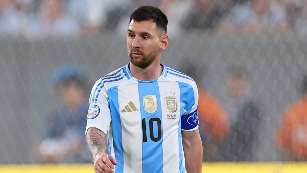 Lionel Messi, el GOAT, con la selección argentina