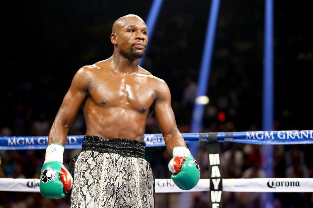 Floyd Mayweather Jr en el ring